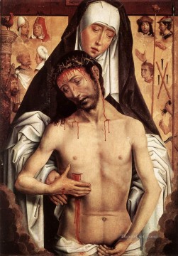 The Virgin Showing the Man of Sorrows 1480 Netherlandish Hans Memling Oil Paintings